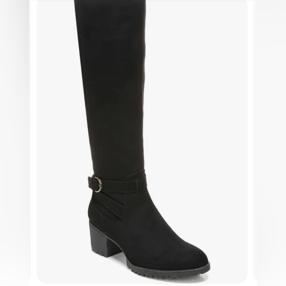 ⭐️NWOT DR.SCHOOL’S KNEE-HIGH BOOTS, Sz. 10, Vegan Suede🌻, Stunning! 😍 - Picture 12 of 15